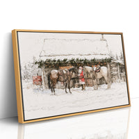 Santa's Snowy Stable Stop