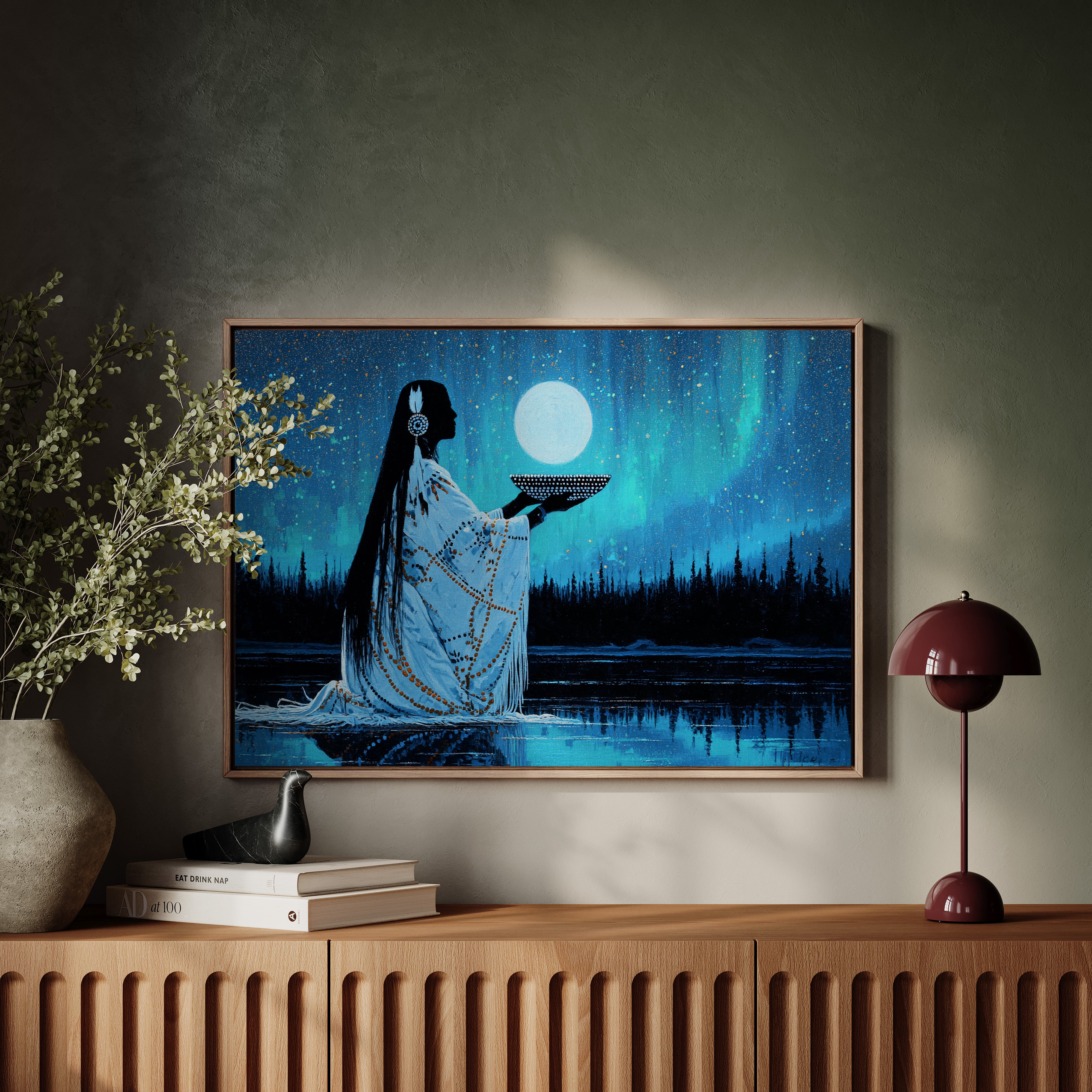 Sacred Waters Hold The Moon