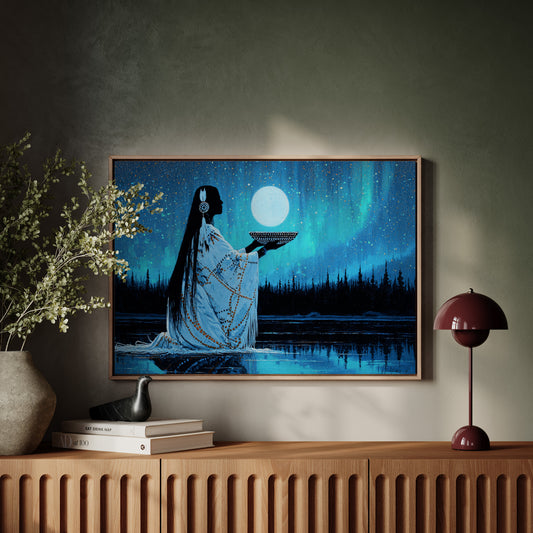 Sacred Waters Hold The Moon