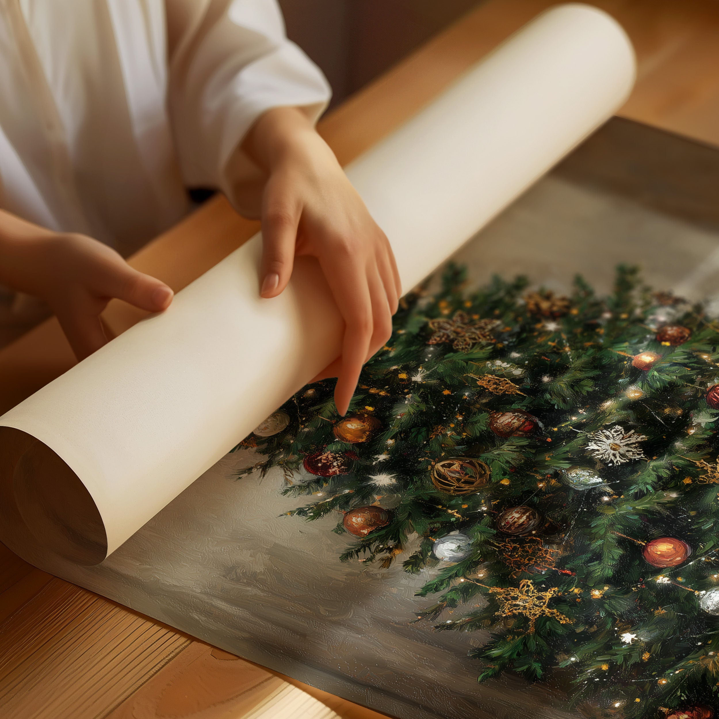 Painted Memories Of Christmas Morning