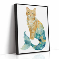 Emerald Tides and Feline Grace