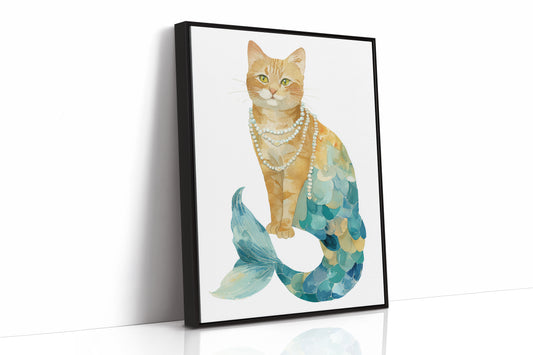 Emerald Tides and Feline Grace