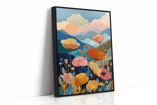 Mountains Blooming with Colorful Life