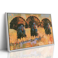 Three Turkeys, Full Display