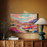 Desert Stream Paints Wild Gardens
