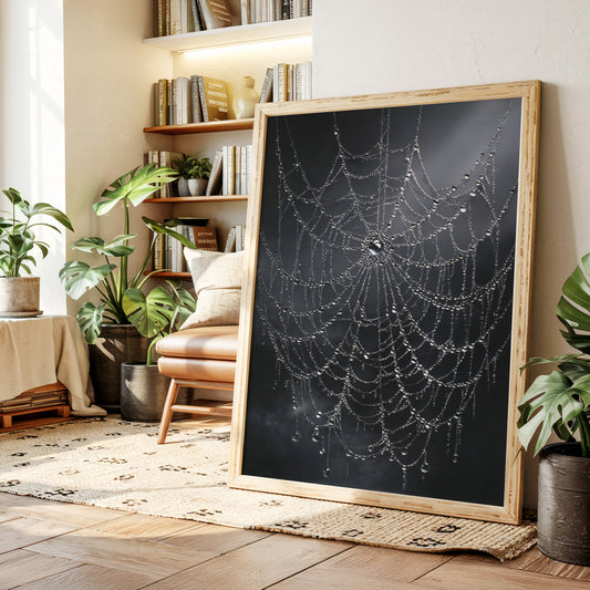 Intricate Threads of Morning Light