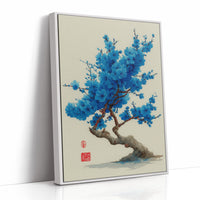 Azure Blossoms Above City Spirits