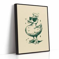 The Chef Duck Struts Proudly