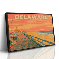 Delaware Boardwalk Sunset