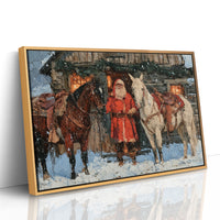 Santa's Lantern-Lit Homestead
