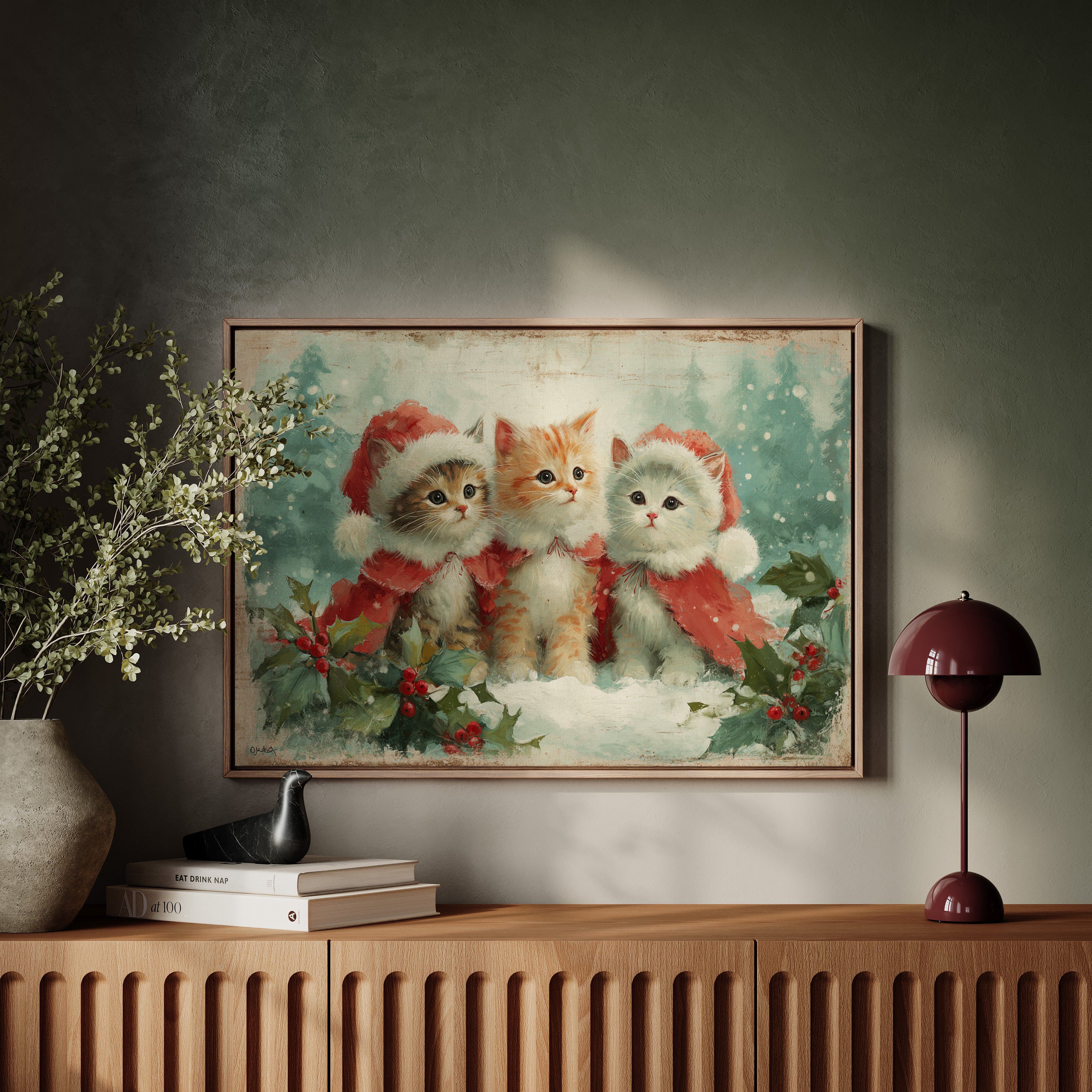 Holiday Kittens Share Winter Magic