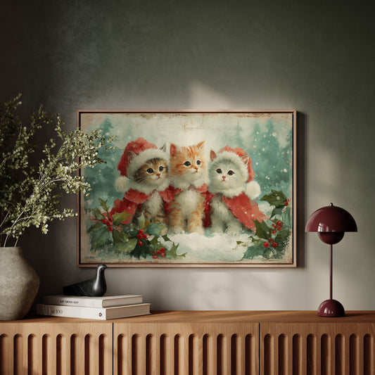 Holiday Kittens Share Winter Magic