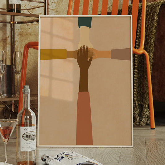 Together in Grace Minimalist Hands