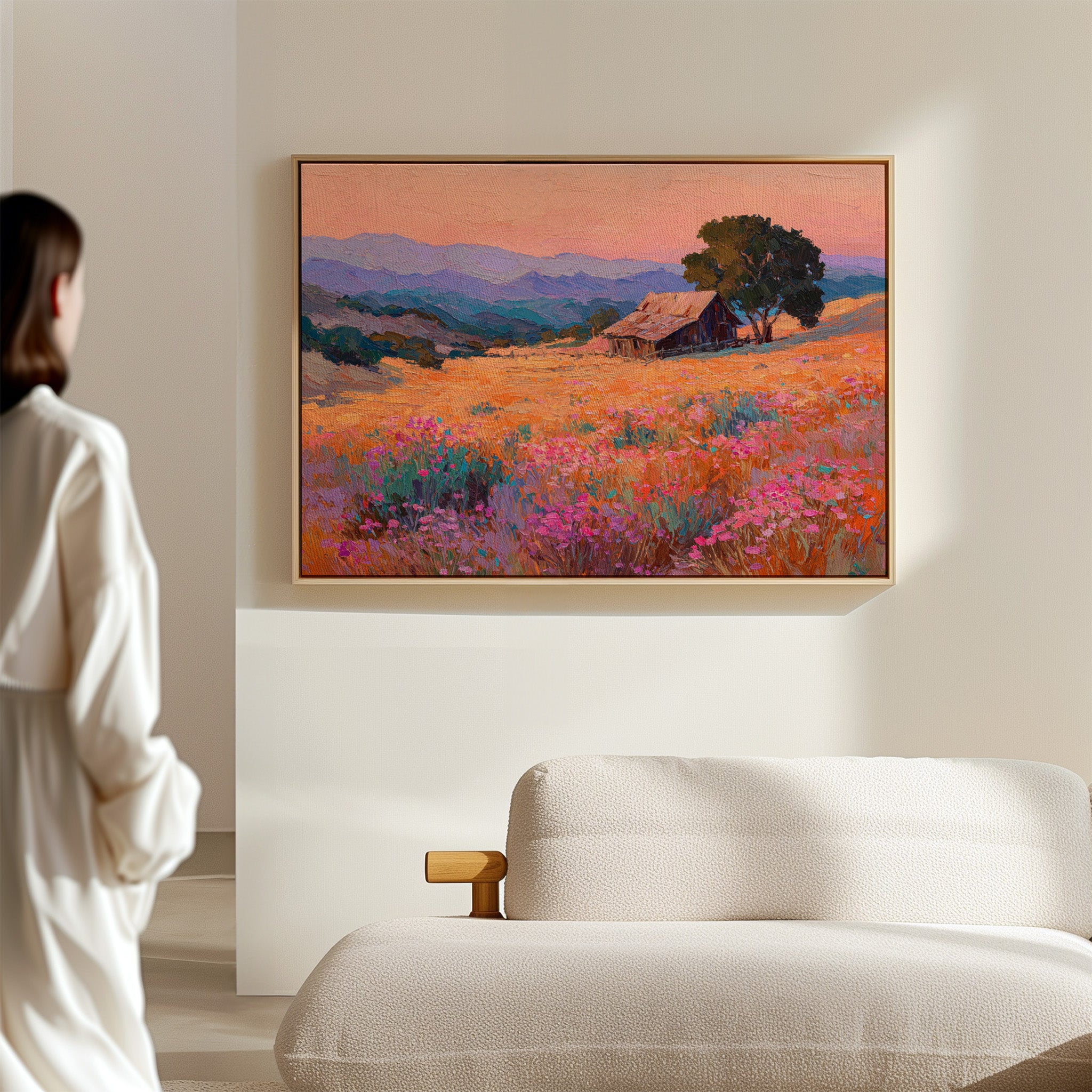 Sunset Over Fields of Gold