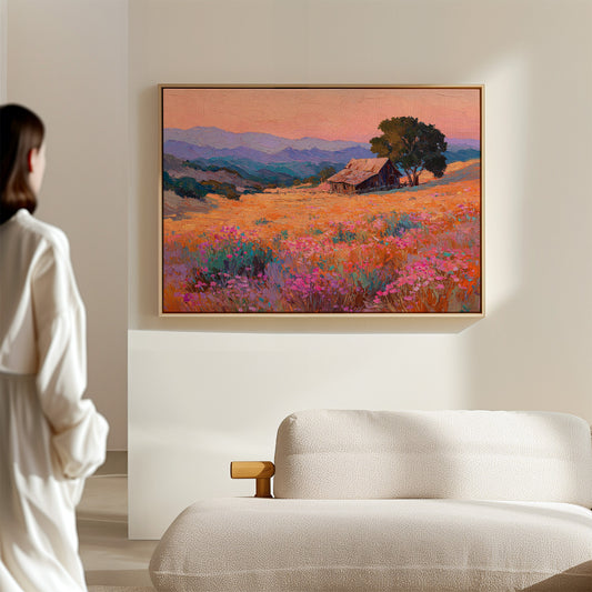 Sunset Over Fields of Gold