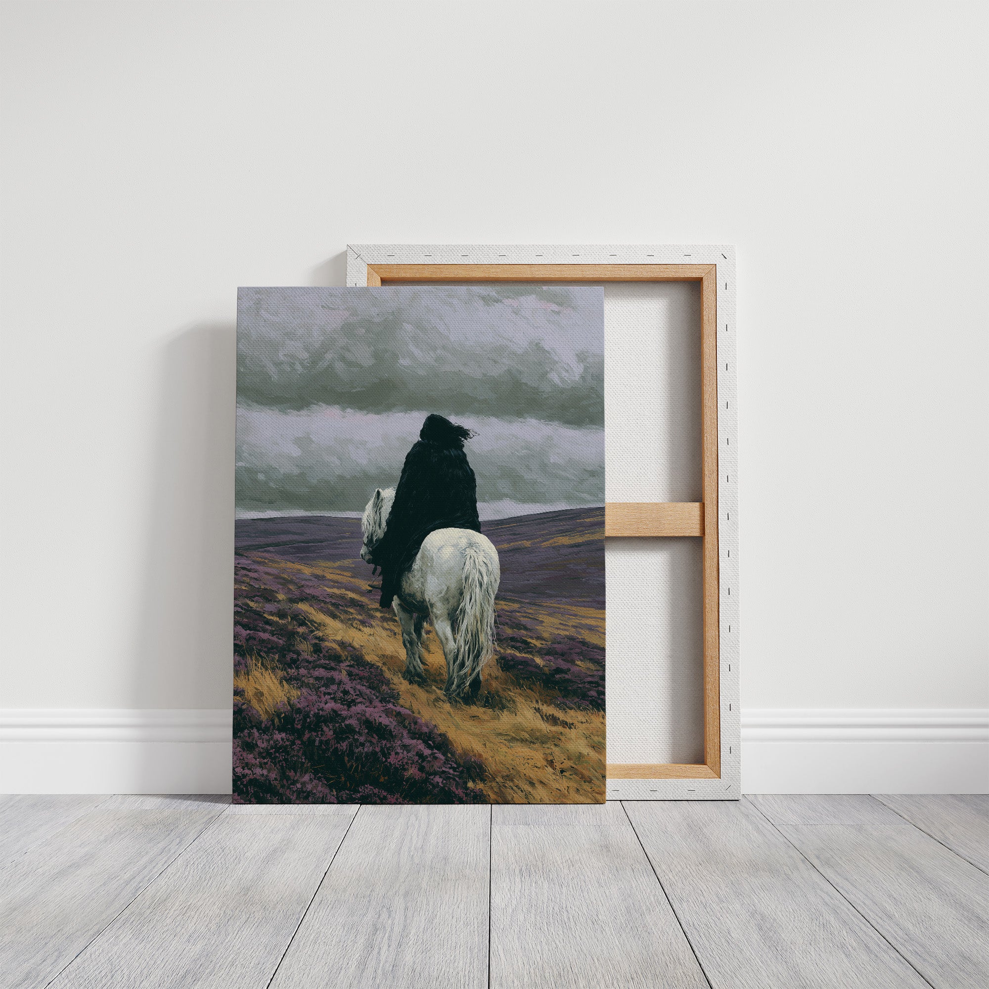 Rider on the Windswept Moor
