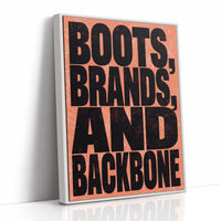 Boots, Brands, and Backbone