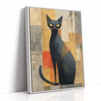 Midnight Cat Guards The Bar