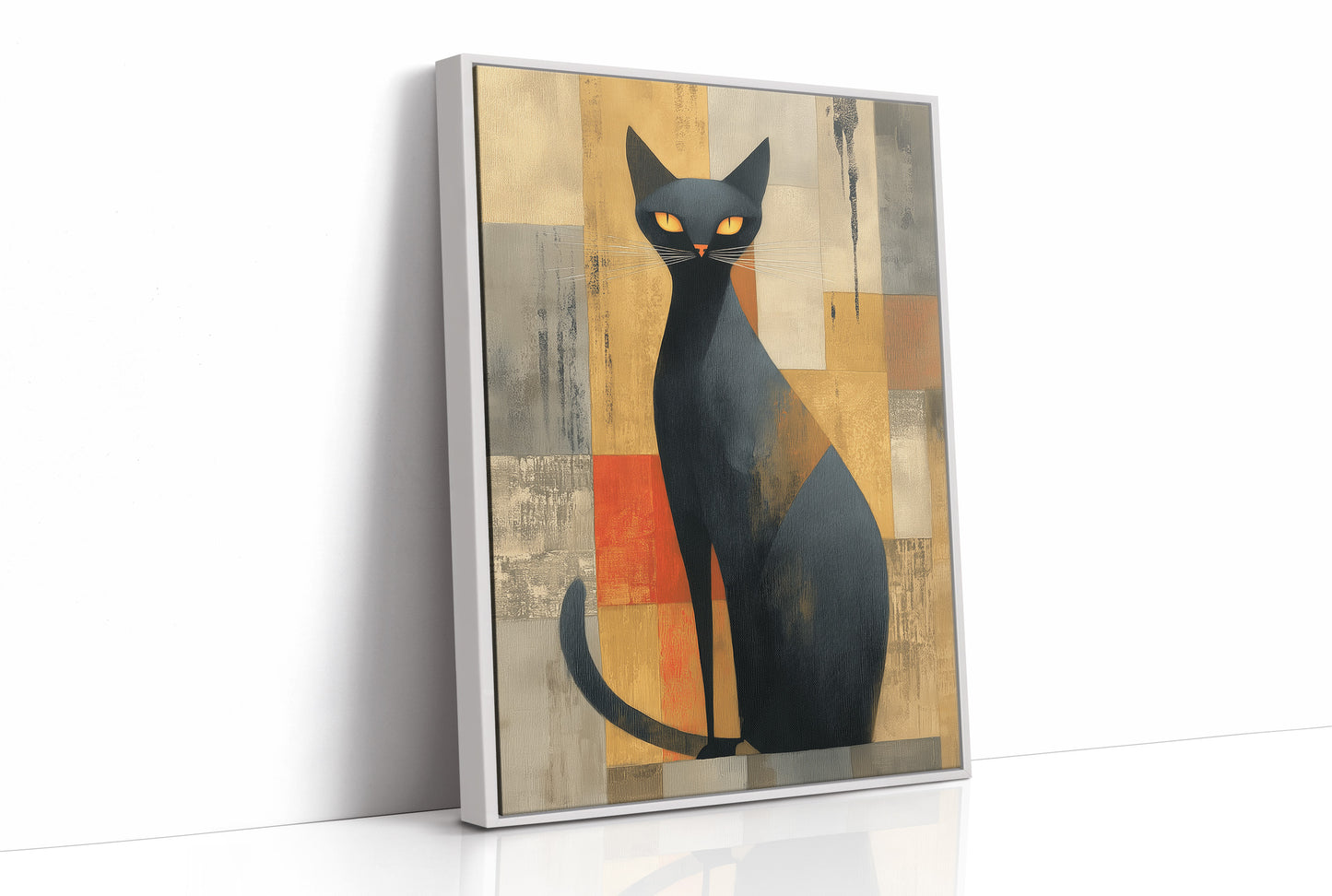 Midnight Cat Guards The Bar