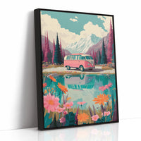 Journey Through Blooming Reflections