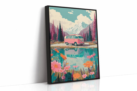 Journey Through Blooming Reflections