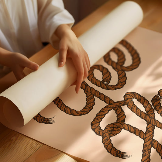 Rope Letters Weave Simple Greetings