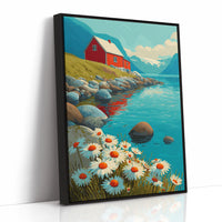 Nestled Among Daisies and Stones