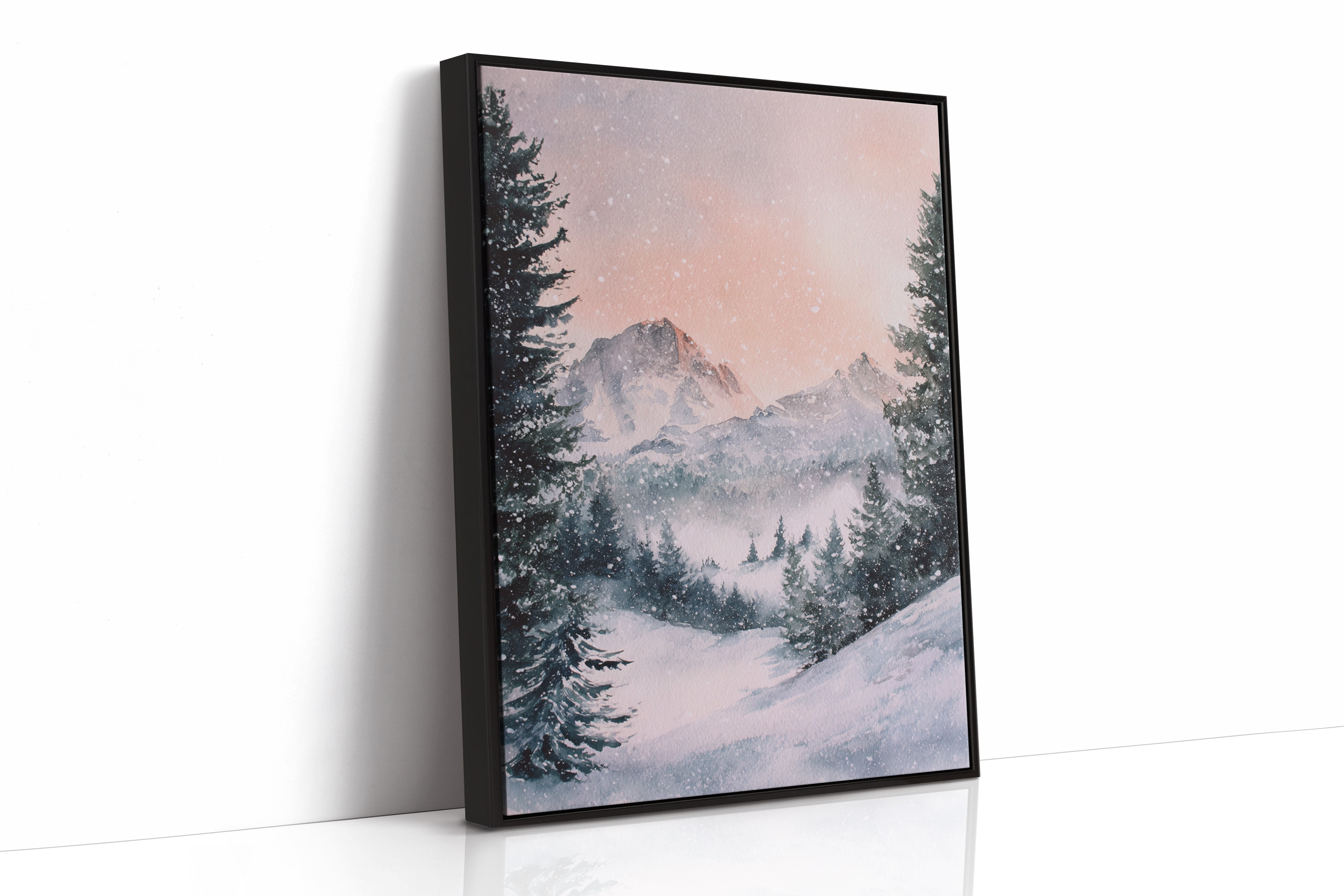 When Mountains Cradle the Snow