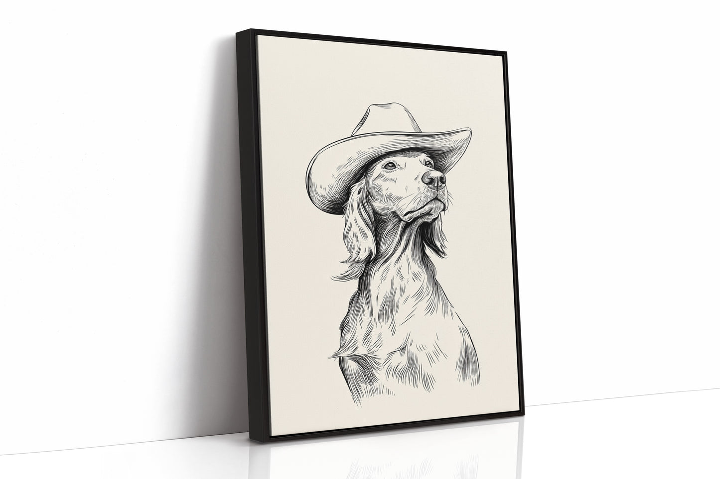 The Canine Cowboy Stands Tall