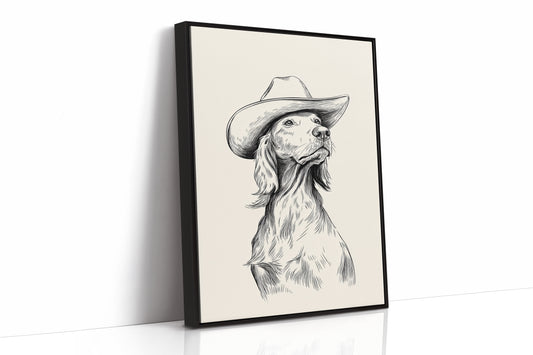 The Canine Cowboy Stands Tall