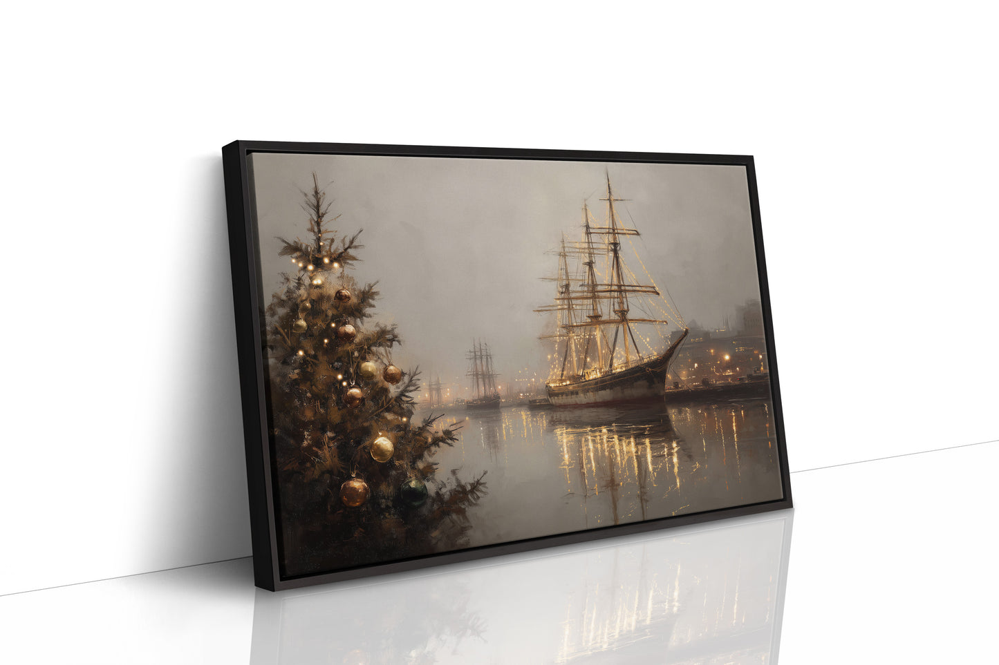 The Fleet Slept Under Holiday Lights