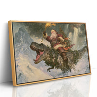 Torchbearer on a T-Rex