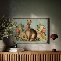 Spring Garden Keeps Rabbit Company