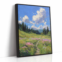Pathway Through Blooming Meadows