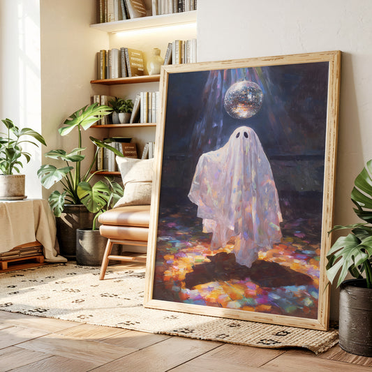 Spectral Dance Beneath Glittering Light