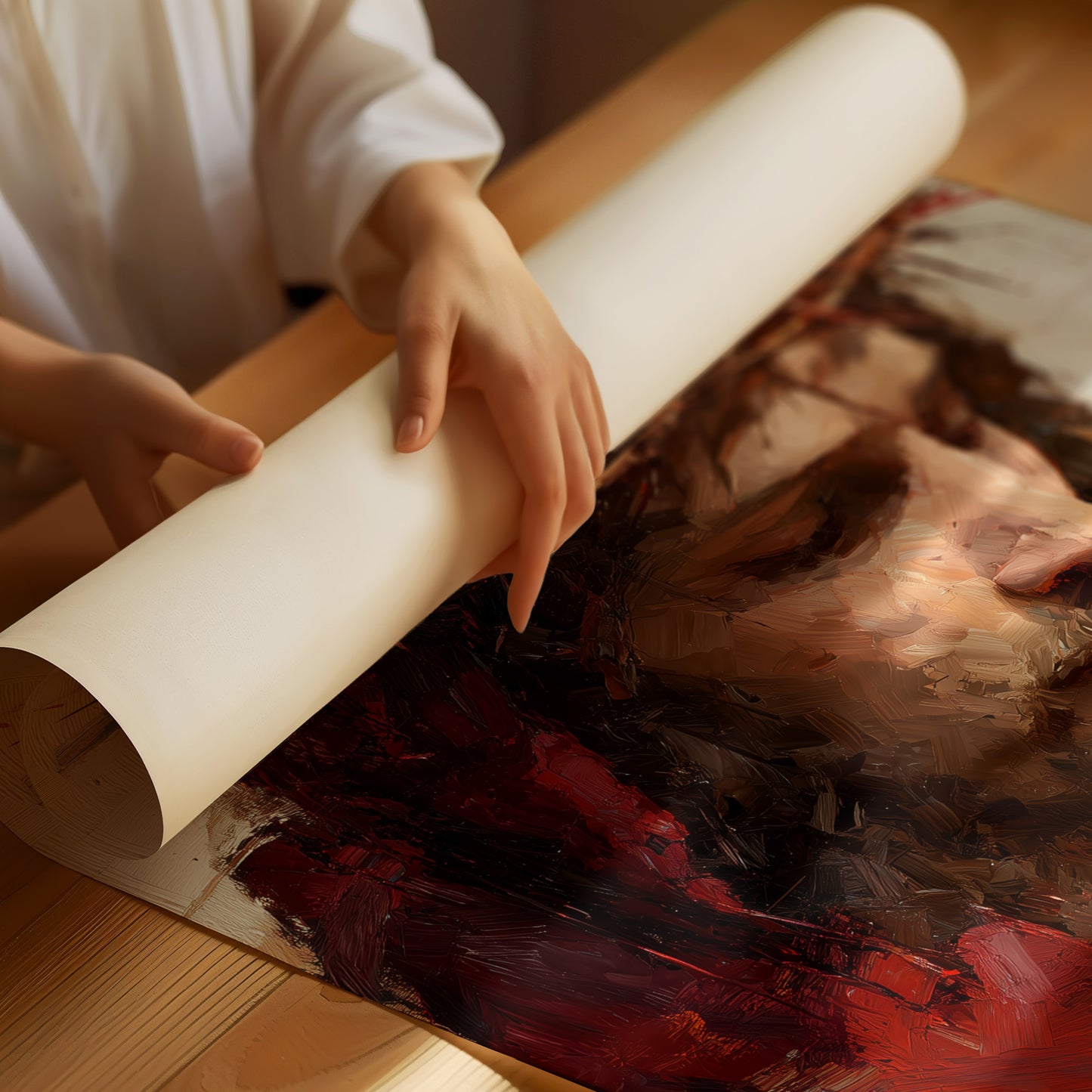 Brushstrokes Of Sacred Devotion