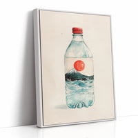 Mount Fuji Flows In Bottle