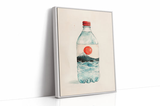 Mount Fuji Flows In Bottle