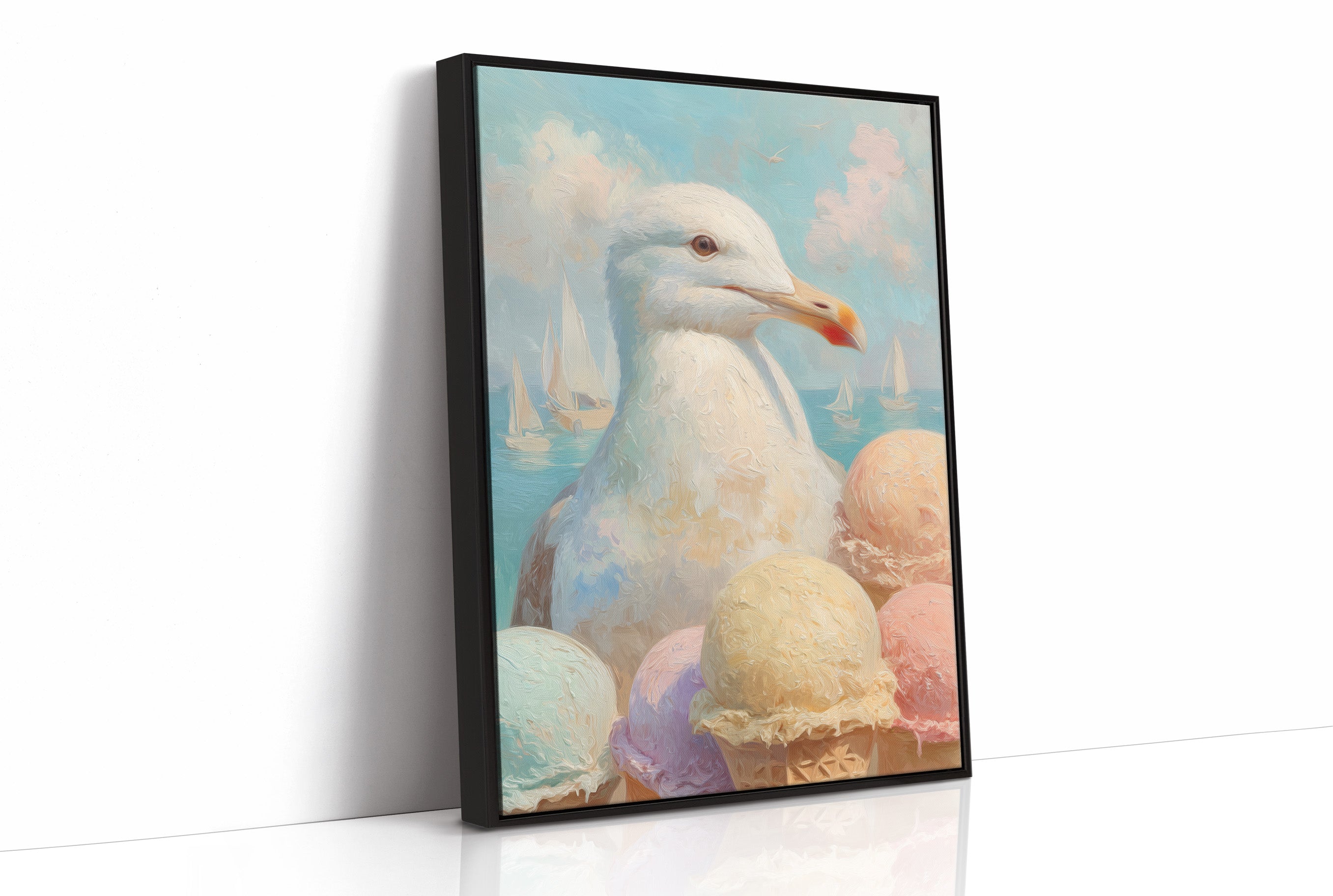 Coastal Gull Awaits Ocean Voyage