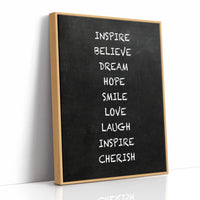 Inspire Believe Dream Hope