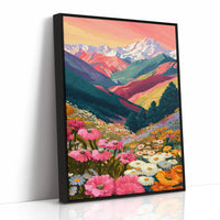 Mountains Adorned in Floral Splendor