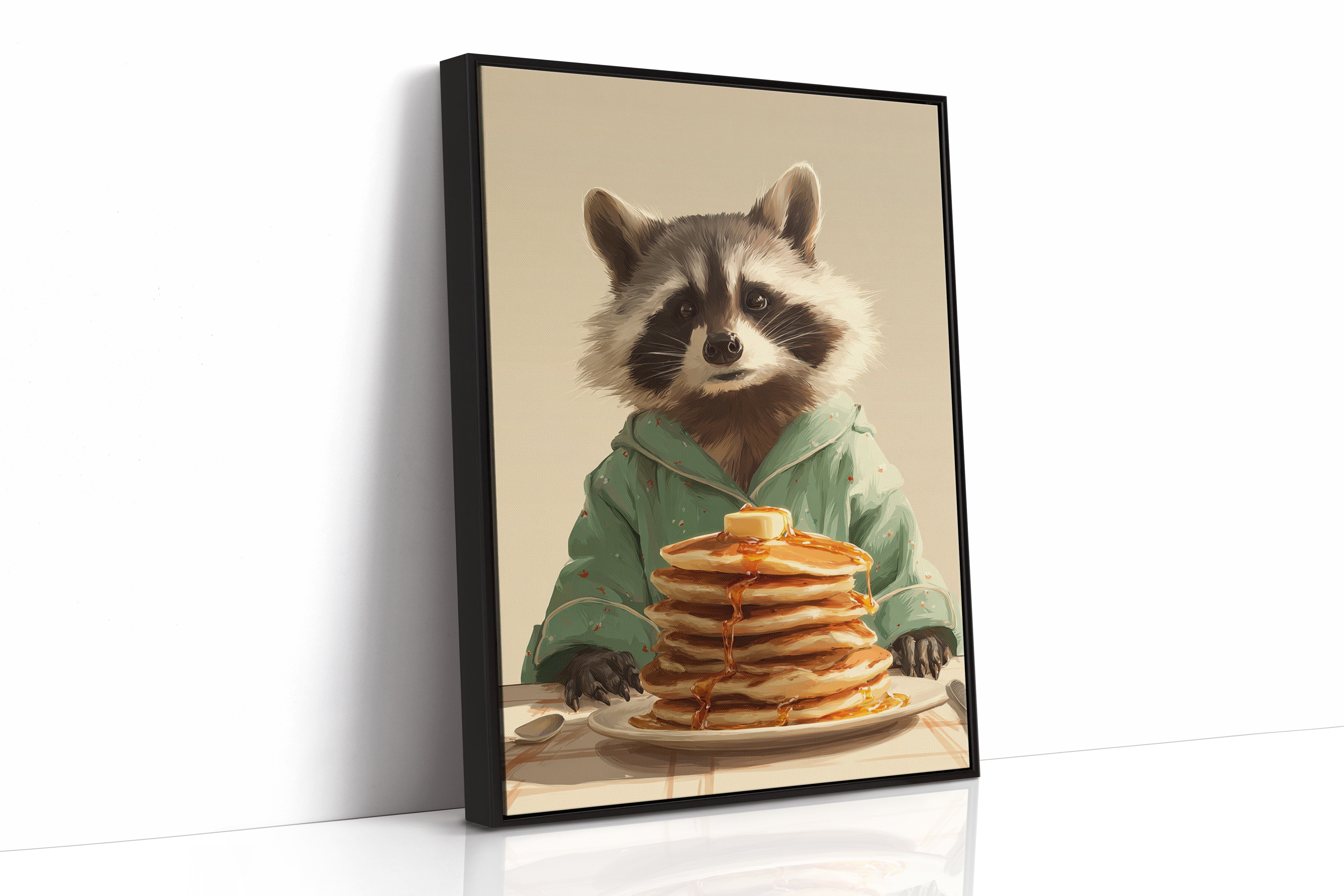 Morning Feast with a Furry Friend