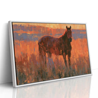 Horse Facing The Blaze