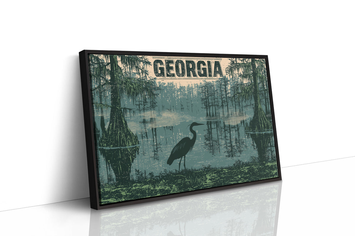 Georgia Cypress Swamp Heron