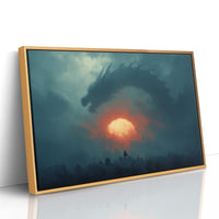 Dragon Rising Over the Graveyard