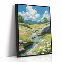 Meandering Through Sunlit Meadows