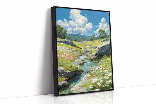 Meandering Through Sunlit Meadows