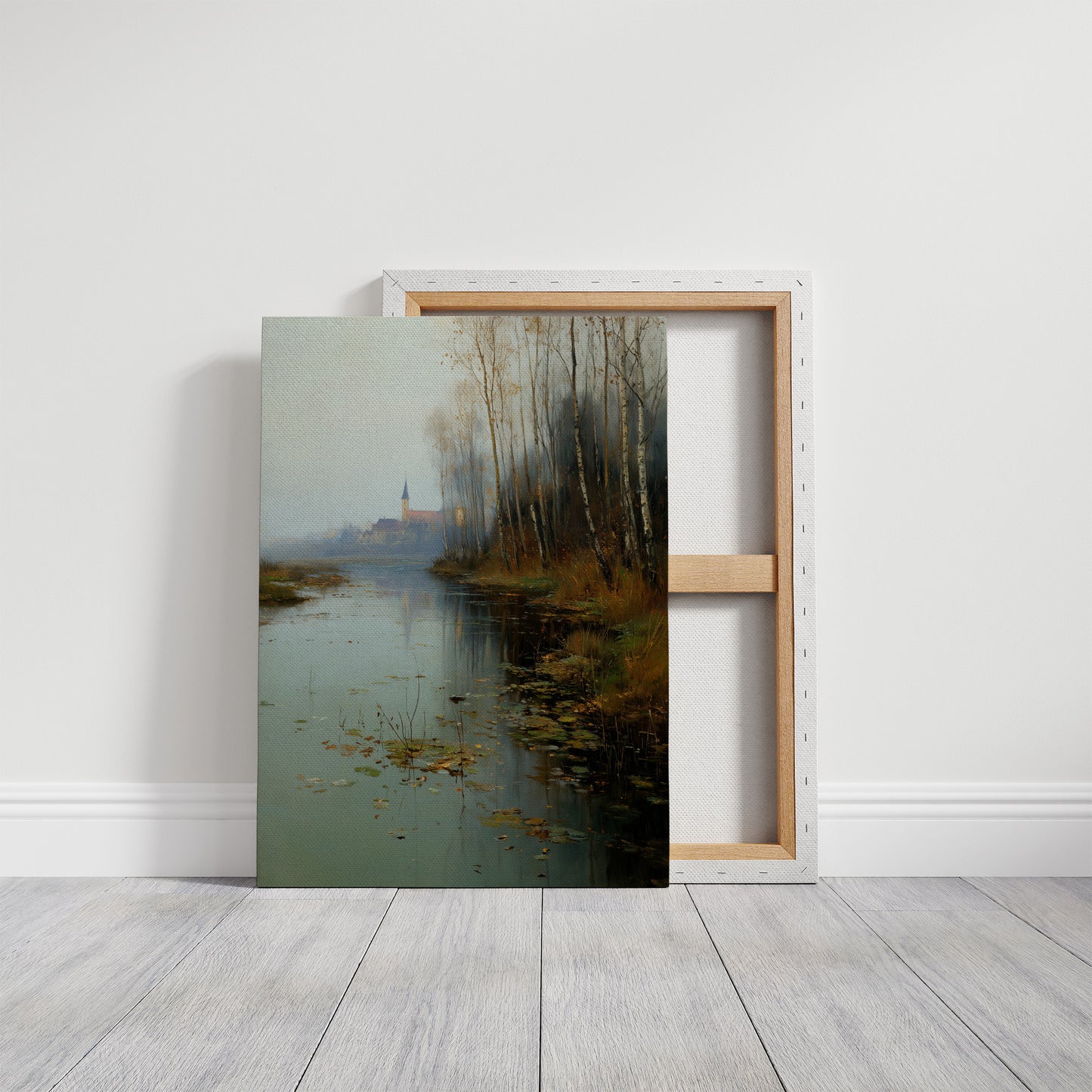 Autumn Whispers Across Misty Waters