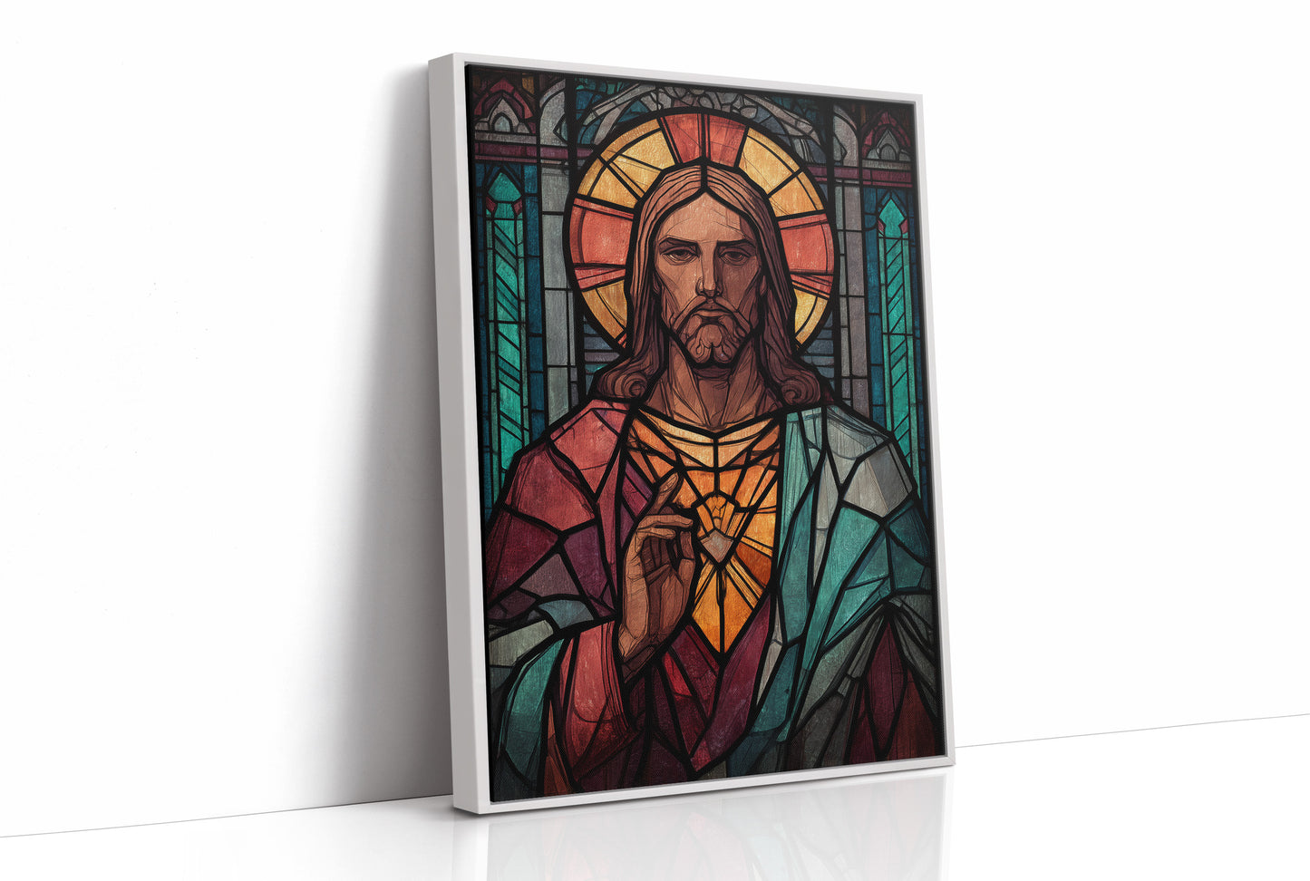 Sacred Light Through Fractured Glass