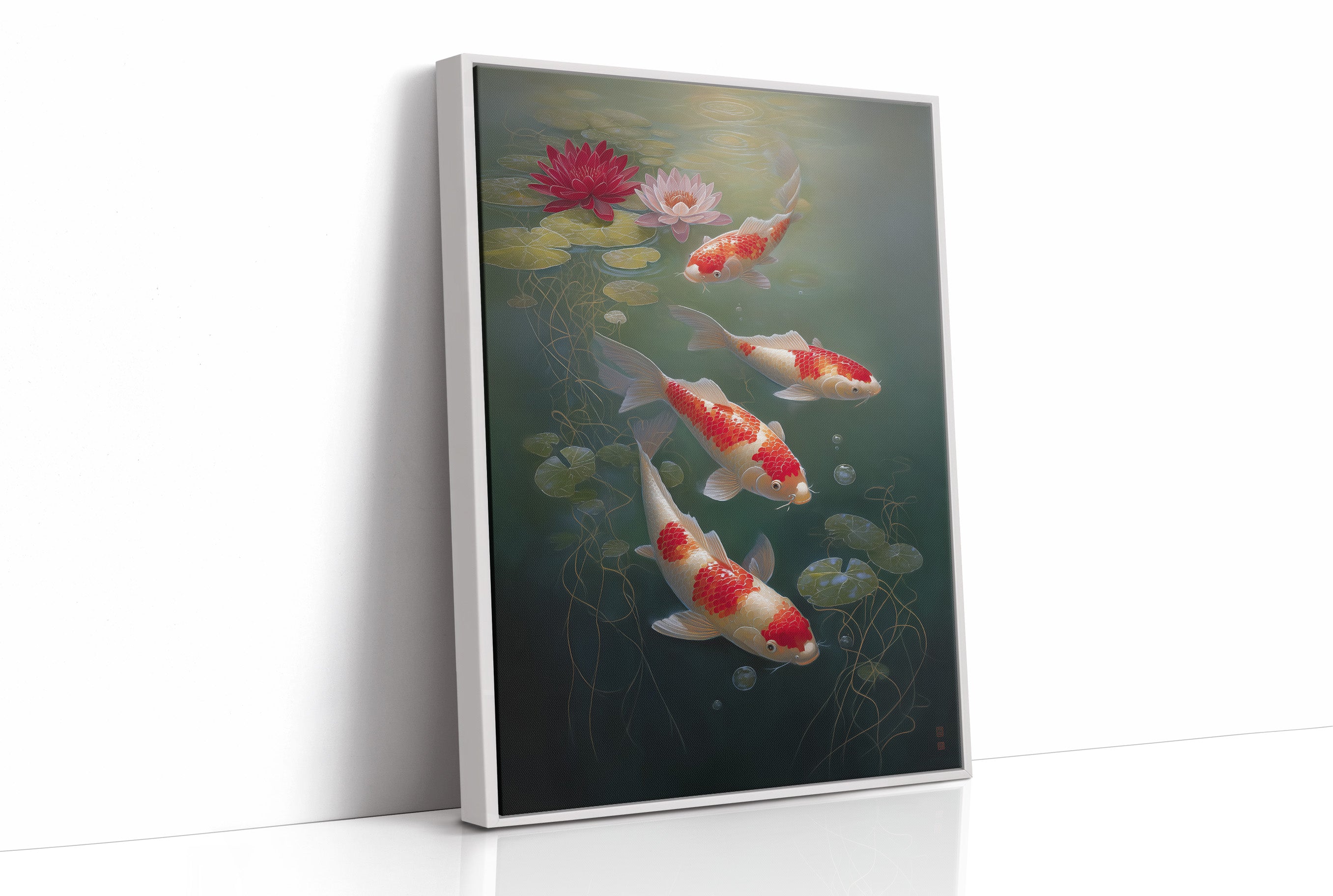 Koi Dance Among Lotus Dreams